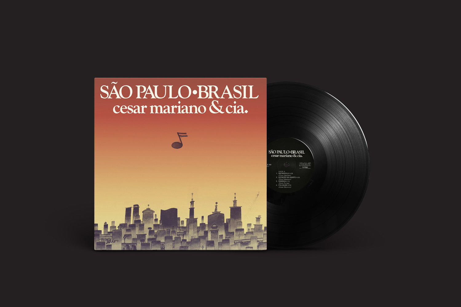 BRA77年オリジ！ CESAR CAMARGO MARIANO & CIA ブラジル盤オリジLP！Cesar Mariano & Cia. / Sao Paulo Brasil 77年