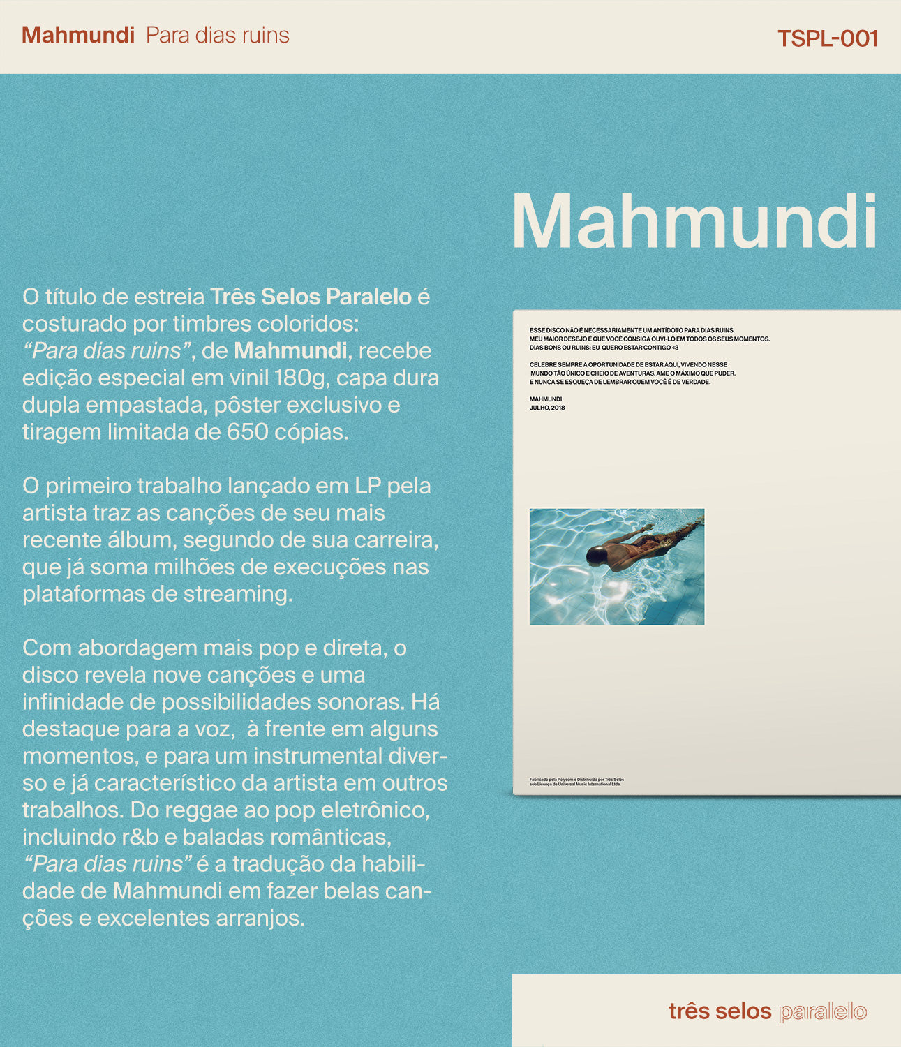 Mahmundi: Para Dias Ruins – GOMA®
