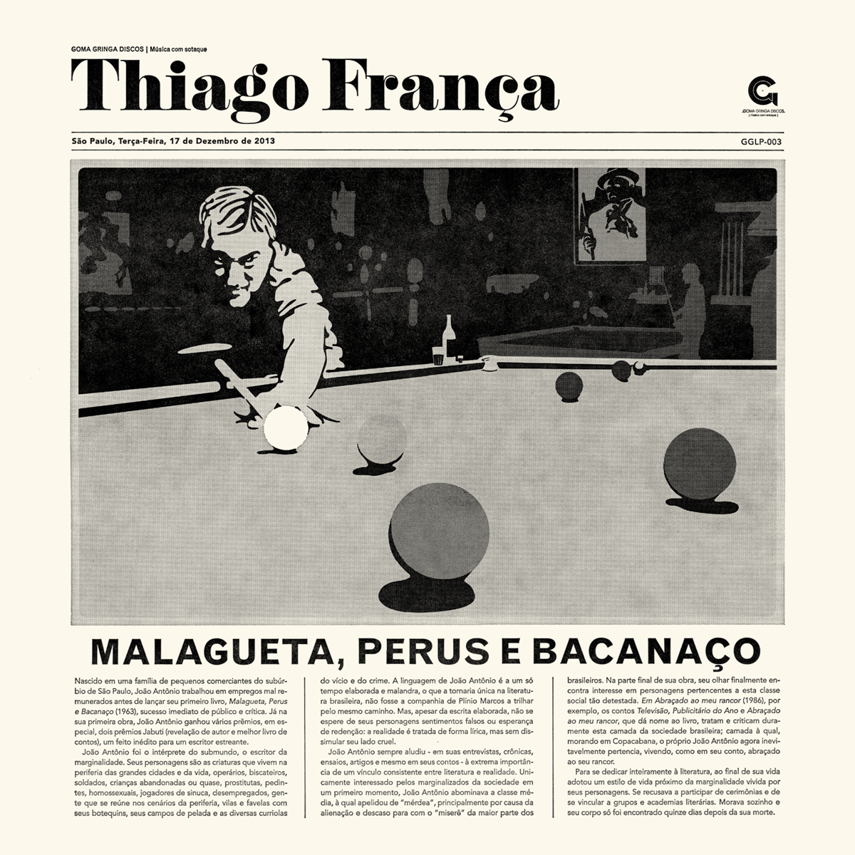 goma gringa disco vinil vinyl record lp brazil thiago frança malagueta perus e bacanaço